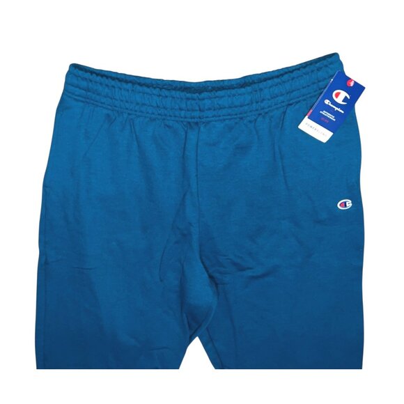 Champion Power Blend Jogger Style Sweat Pants Sz XXL Unisex Mens Teal Blue - Picture 3 of 10